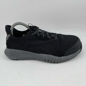 Reebok 👞 Unisex Flexagon 3.0 Black Composite Toe Metal Free Work Shoe- Size 7